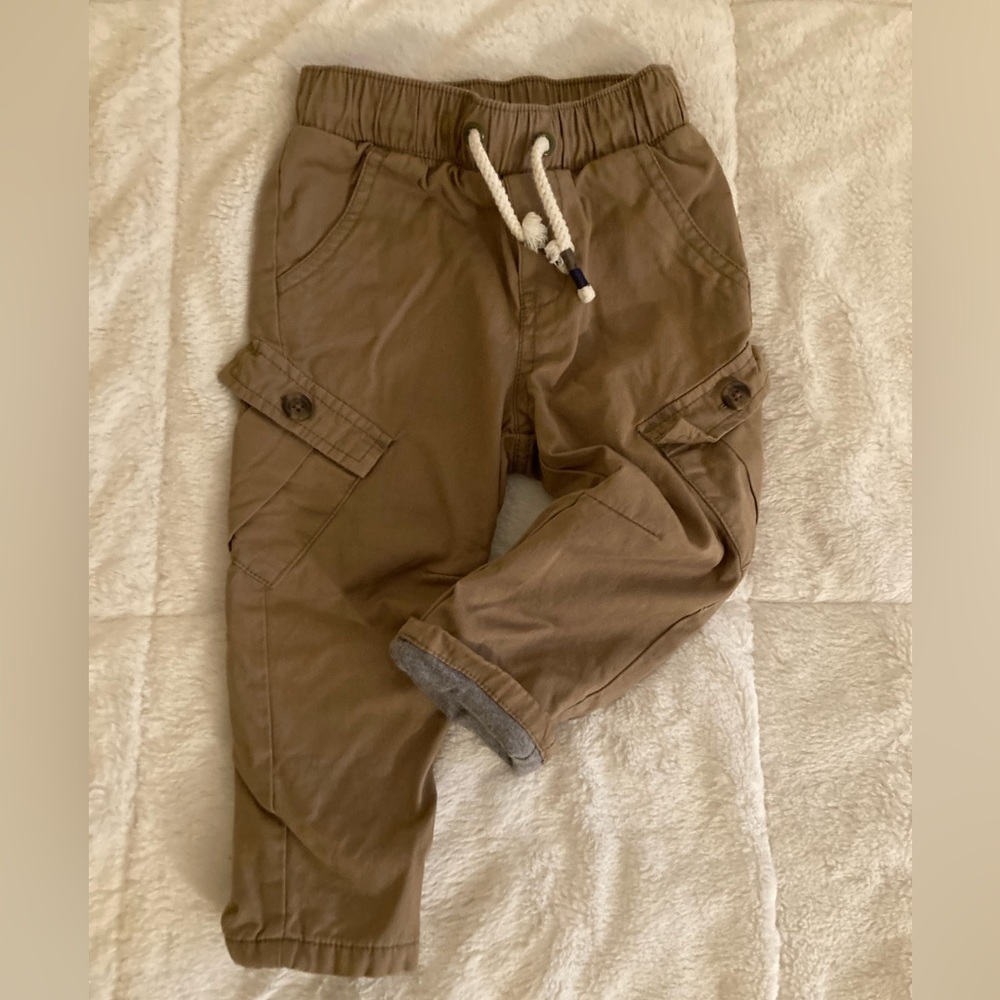 Cat & Jack khaki pants - jersey lined